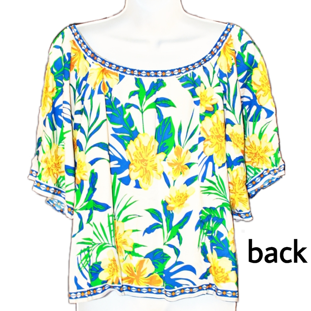 NEW Flying Tomato Breezy Off the Shoulder Top Sm - Picture 6 of 11